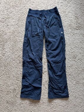 $118 Lululemon Dance Studio Pant III *Unlined 28” True Navy size 4